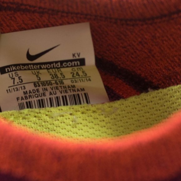 Nike Free Flyknit 4.0 Running Shoes - Women's Size 7.5 - Picture 10 of 10